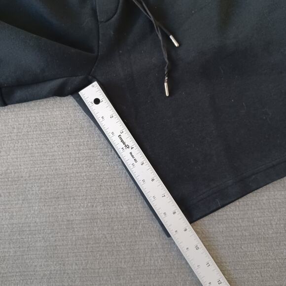 Polo Ralph Lauren Sweat Shorts Mens M Black Casual Stretch 10" Inseam Drawstring - Picture 7 of 9